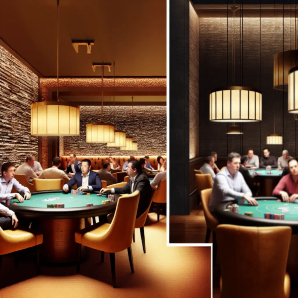 Hangulatos, modern póker lounge az AutoFix Garage Hubban