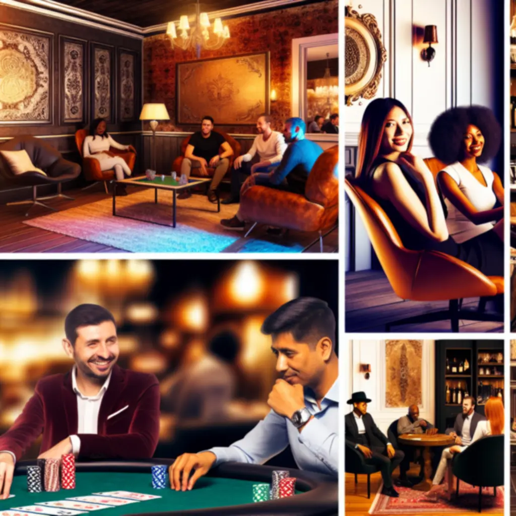 Hangulatos poker lounge az AutoFix Garage Hub-ban